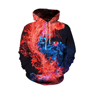 Sweats à capuche imprimés avec motifs personnalisés, en coton doux, style pull-over, pour un usage quotidien, mode décontractée et confortable - Product Image 1