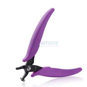 Professional 1.5mm Carbon Steel Hole Punch Pliers 5in Short Jaw Single Puncher <b>Jewelry</b> Making Tool Wholesale OEM - Product Image 1