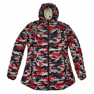 Veste matelassée pour femmes avec sweat à capuche la mieux classée Prix bon marché Vente en gros Veste matelassée décontractée de haute qualité avec logo personnalisé Couleur - Product Image 1