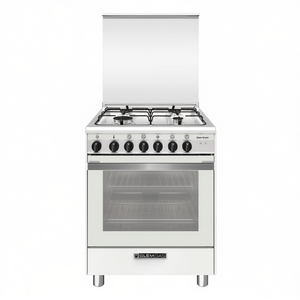 Horno Eléctrico Glem SA664MWH6 Blanco Clase A con Cocina de Gas de 4 Zonas 60x60x85cm - Product Image 2