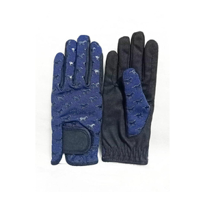 ถุงมือหนังขี่ม้าดีไซน์พิมพ์โลโก้ตามสั่งผลิตจากปากีสถาน - Product Image 4