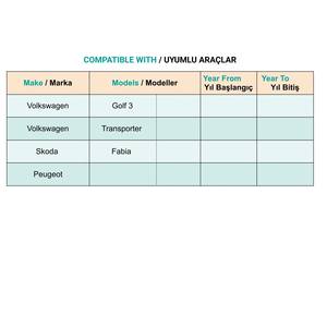 Clips de fixation pour Golf 3 Transporter Skoda Fabia Peugeot - 50 pièces - Product Image 5