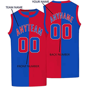 Maillot de basketball respirant 100 % coton, dernier design 2025, impression de logo personnalisé, antibactérien, grandes tailles, vente en gros - Product Image 3