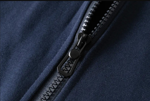 Vente flash : sweat-shirts pour hommes en coton 100% avec fermeture éclair, respirants et écologiques pour la saison hivernale - Product Image 2