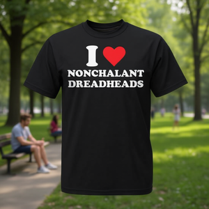T-shirt I Heart Nonchalant Dreadheads - Product Image 3