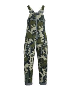 Overol unisex de invierno de pana resistente al ácido con forro polar X, pantalones largos de cintura alta para caza - Product Image 1