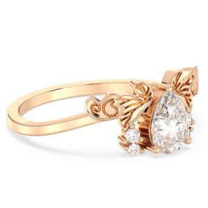 Reyes 925ที่สง่างามเงินสเตอร์ลิงหรูหราเครื่องประดับที่ดี VVS Moissanite ตัดยอดเยี่ยมแหวนหมั้นสำหรับผู้หญิงของขวัญแต่งงาน - Product Image 2