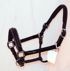 Licol en cuir de cheval avec cristaux, licols en corde de style western durables pour l'équitation, équipement équestre, licol en cuir de cheval - Product Image 6