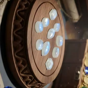 Piedra Lunar Arcoíris 100% Natural, Forma de Corazón Octogonal, Gema Suelta Blanca con Color Natural Intenso, 100% Natural, 20% de Descuento y Regalo - Product Image 3