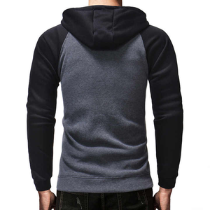 Veste à capuche à manches longues pour hommes Logo personnalisé Veste zippée en polaire chaude d'hiver 2025 - Product Image 2