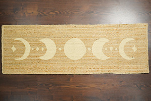 Handloom Reversible Yute Runner Alfombra decorativa y alfombra para el hogar y la cocina para el uso del camino de mesa de boda - Product Image 2