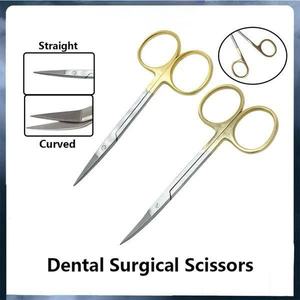 Tijeras manuales TC Iris al por mayor con inserciones de carburo de tungsteno |   Tijeras Quirúrgicas Oftálmicas Reutilizables de Acero Inoxidable de Primera Calidad - Product Image 4