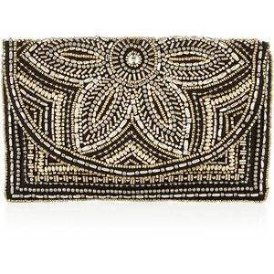 Perles de rocaille pochette sac à main pour femmes fille élégant élégant perlé broderie pochette main Purce pour femmes filles fabriqués à la main - Product Image 2