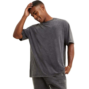 Camiseta extragrande de algodón 100% para hombre, serigrafía de alta calidad, transpirable, ligero, desteñido al sol, logotipo personalizado, estampado ODM/OEM disponible - Product Image 2