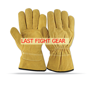 Cow Split Leather Safety <b>Gloves</b> High Quality PK - Product Image 3