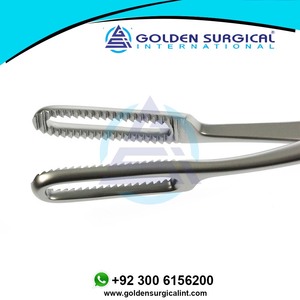 คีมตัดไข่โซเฟอร์14มม. ความยาวโดยรวม280มม. สแตนเลสคุณภาพสูงเพื่อเก็บหรือกำจัดไข่และรกจากมดลูก - Product Image 2