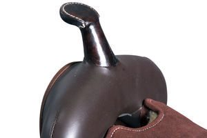 Selle synthétique légère faite à la main de style occidental classique en cuir synthétique de cheval Cordura pour le baril Racing Trail Riding - Product Image 6