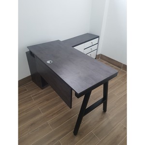 ACONCEPT Contemporary Executive <b>Desk</b> 160x140cm <b>Foldable</b> Automatic Office Furniture with Steel Legs Assembly Required (HBAC022) - Product Image 4