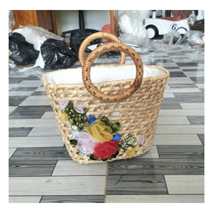 Bolso de Jacinto de Agua, Material de Fibra de Planta de Jacinto Duradero, Diseñado para Bolsos Casuales y Uso Diario, Vietnam - Product Image 4