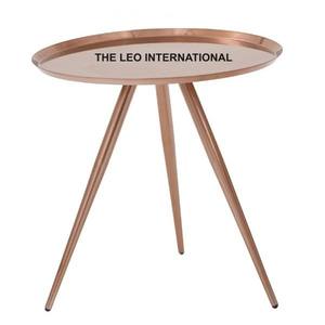 Mesa Auxiliar para Sofá, Mesa de Centro Pequeña para Sala de Estar, Mesa Redonda para Junto a la Cama, Estante para Balcón, Mesa Auxiliar - Product Image 4