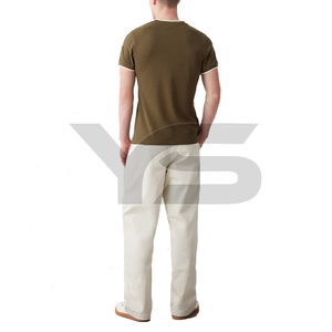 Camisetas de algodón 100% para hombre, Jersey transpirable, tejido de costilla de talla grande, estilo informal, logotipo frontal, serigrafía - Product Image 4