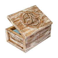 Offre Spéciale indien sculpté à la main en bois organisateur de thé boîte 6 compartiments en bois de manguier pour pour les sachets de thé au prix de gros