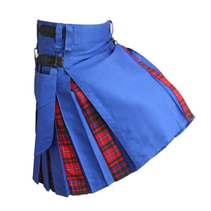 New Fashion Pocket Scottish Kilts for Men's 100% Cotton Scottish Hybrid Work Kilt for <b>Musical</b> Instruments & <b>Accessories</b> - Product Image 2