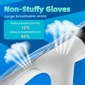 Venta al por mayor de guantes de portero de fútbol profesional de cuero de nailon con protección para los dedos para el entrenamiento de fútbol escena deportiva - Product Image 4