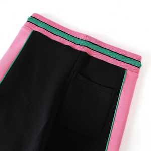 Pantalones Deportivos AKA Black Air Tech Fleece para Mujer, con Rayas Rosas, Joggers Atléticos de Primera Calidad, Ajuste Cómodo - Product Image 4