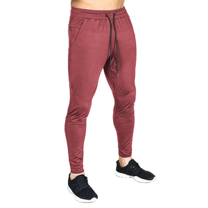 Pantalon de jogging coupe ajustée de couleur unie pour hommes sur mesure pantalon de jogging de meilleure qualité pantalon d'extérieur respirant du Pakistan - Product Image 3