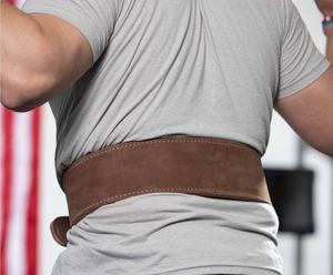 Genuine Cowhide Leather Powerlifting Belt 10mm Gym Fitness Deadlifts <b>Weight</b> <b>Training</b> Belt Customizable Size Unisex - Product Image 4