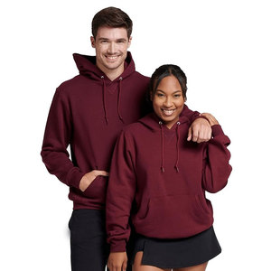 Heavyweight New Solid Pullover Sports Customized Hooded Loose Couple Men and Women 420g 100% Cotton Eco-Friendly Hoodie - Product Image 4
