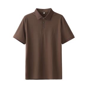 Camisas Polo de Punto Personalizadas con Logotipo para Hombre, Moda de Verano, Color Sólido, Botones, Mangas Cortas, Estilo Vintage - Product Image 2