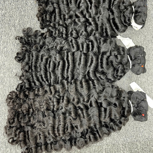 Cheveux bouclés birmans, cheveux naturels ondulés, Hairvietnam, meilleure qualité, vague profonde lâche, super vague, naturellement lisses, blond - Product Image 3