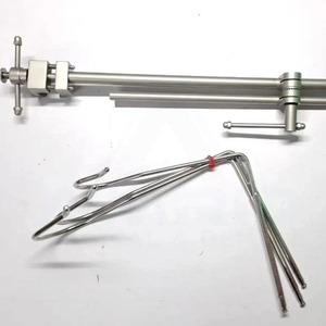 <b>Laparoscopic</b> Semi Rigid Nathanson Liver Retractor & 3 Hook Reusable <b>Instruments</b> by Amrid surgical - Product Image 1