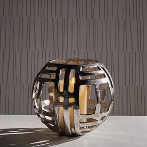 Bougeoir décoratif en aluminium et béton pour la décoration de la maison de Pâques Bougeoir unique haut de gamme - Product Image 4