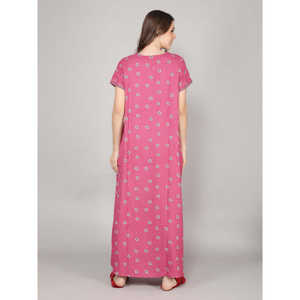 Chemise de nuit d'été alpine personnalisable brodée en tissu avec poche latérale et cordon de serrage pour mariées ODM - Product Image 2