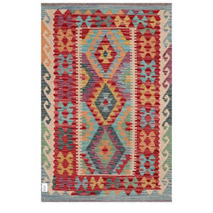 Tapis Kilim d'Afghanistan Maimana 153 x 104 cm Ensemble de tapis - Product Image 1