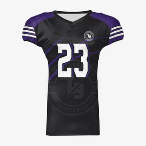 Nouveau maillot de football américain uni Design personnalisé pour hommes Maillot de football américain vierge pour hommes - Product Image 1