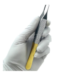 Fórceps de tejido Adson de acero inoxidable, instrumentos quirúrgicos de 12cm, uso hospitalario, fórceps de tejido Adson de grado médico - Product Image 1