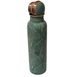 Botella de agua de cobre ayurvédica, botella de agua, beneficios para la salud, usos para gimnasio, botella de tamaño y forma personalizados, muestra gratis - Product Image 1