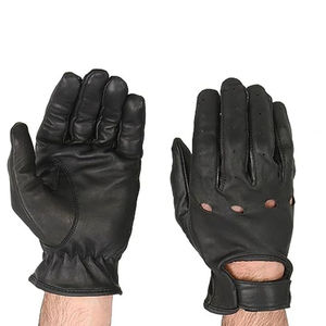 Active Wear Touch Screen Breathable Sheepskin Leather Gloves with Soft <b>Fabric</b> Quick Dry Eco-Friendly Lightweight for Sports - Product Image 1