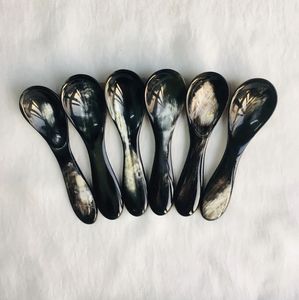 Cuillère en corne au design moderne pour la maison, l'hôtel et le mariage Cuillère de service au prix de gros - Product Image 2