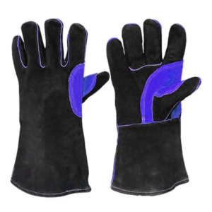 Guantes de soldadura de cuero dividido de piel de vaca de larga duración, protección de manos de seguridad industrial resistente reforzada para una máxima durabilidad - Product Image 6