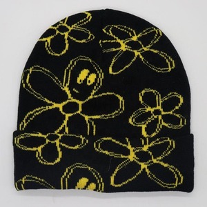 Precio de fábrica Gorros Sombrero Cráneo Acrílico Logotipo personalizado Unisex Gorro de punto cálido Gorro de invierno - Product Image 3