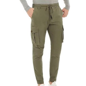 Pantalons de jogging décontractés pour hommes, légers, respirants, sur mesure, séchage rapide, confort, fermeture à cordon, tissu en toile - Prix de gros - Product Image 1