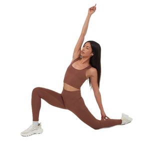 100% coton Leggings avec poche femmes doux collants d'entraînement Fitness tenues pantalons de Yoga taille haute vêtements de sport Spandex Leggings - Product Image 2