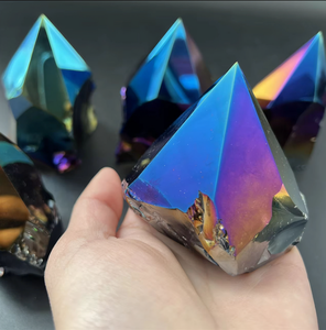 Wholesale Bulk Natural Black Large Electroplated Obsidian Healing <b>Stones</b> Religious Animal - Product Image 6