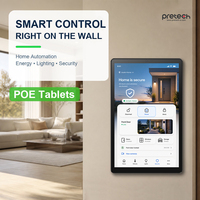 Tableta de Pared Android POE de 10.1 Pulgadas, Panel Táctil Capacitivo LCD de Grado Industrial, CE RoHS, Modo Kiosco, Compatible con POE