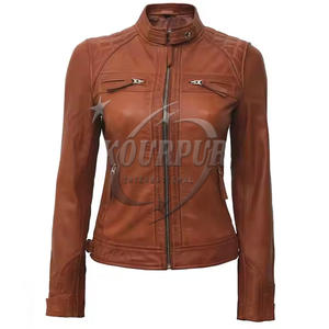 100 % PU <b>New</b> Style Women Leather Jacket Custom made Available In All Sizes - Product Image 4